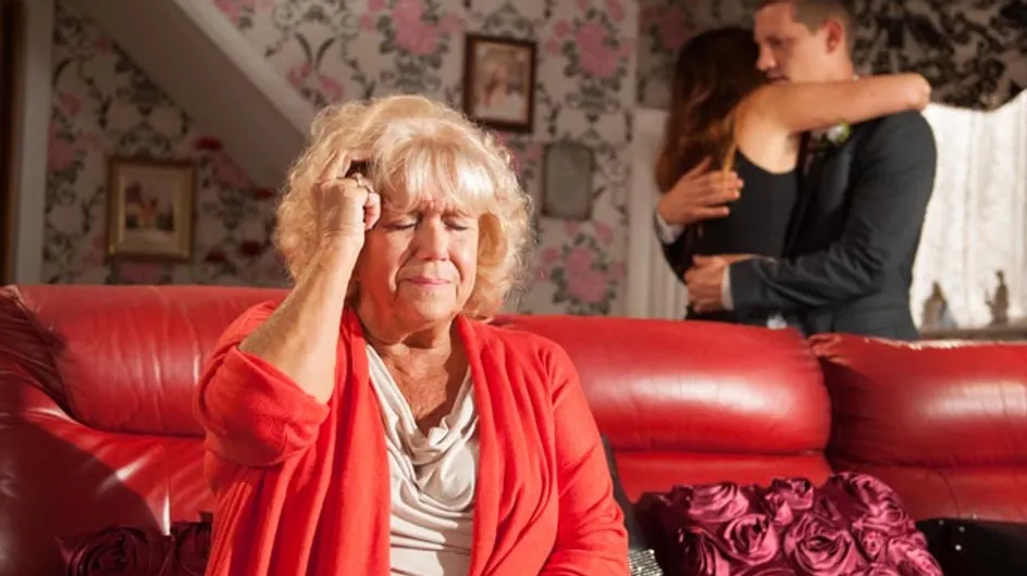 Hollyoaks 02/09– Grace rushes to Nana McQueen’s aid
