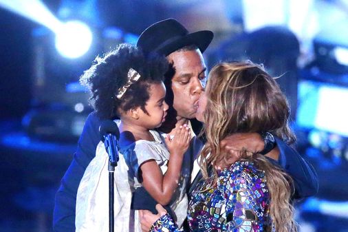Beyoncé y Jay Z junto a Blue Ivy
