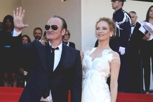 Uma Thurman und Quentin Tarantino