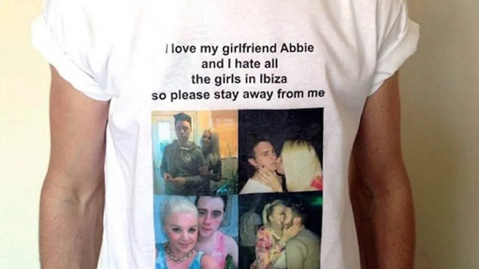 Girl Makes Her Boyfriend Wear Shirt On Holiday Telling Other Girls To Stay Away