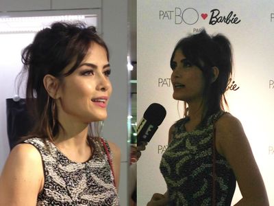 Penteado despretensioso de Maria Casadevall