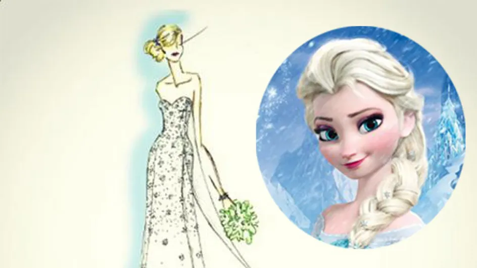 Se marier dans la robe de la Reine des neiges, c'est possible