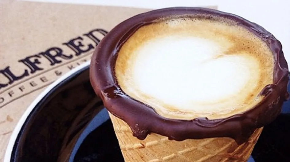 Coffee In An Edible Waffle Cup Is The Best Food And Drink Hybrid Yet