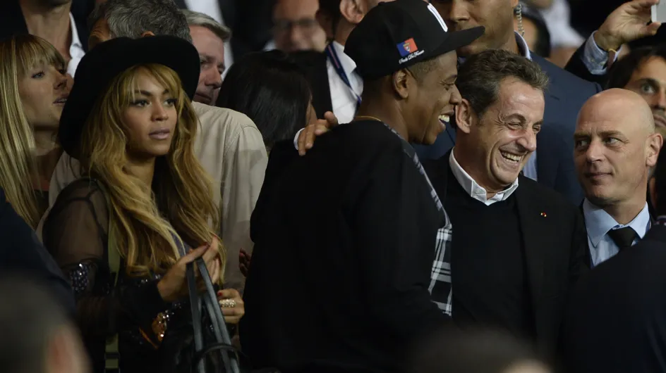 Beyoncé, Beckham, Sarkozy... Tous copains au match PSG-Barça (Photos)