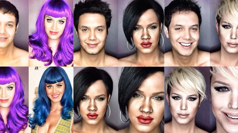Woah! This MAN Uses Makeup To Transform Himself Into Katy Perry, Rihanna & Beyonce