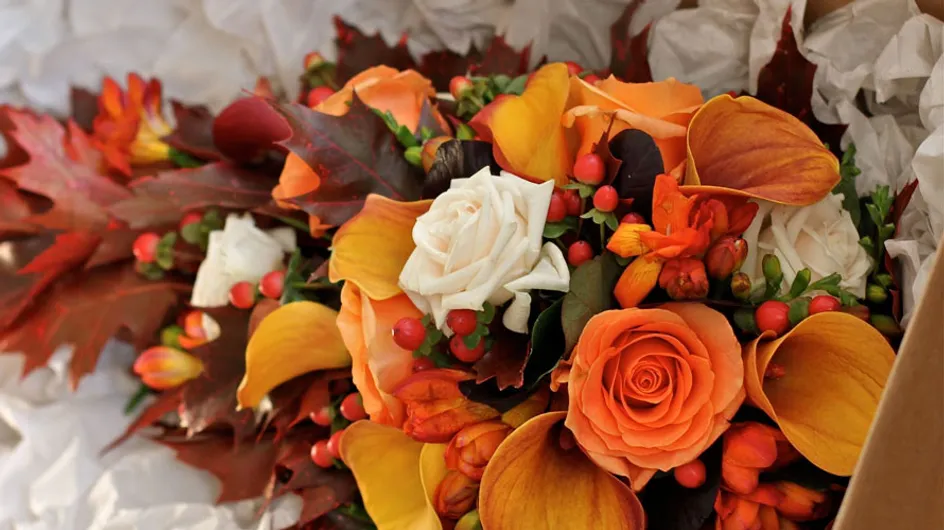 Autumn Wedding Flower Bouquet Inspiration