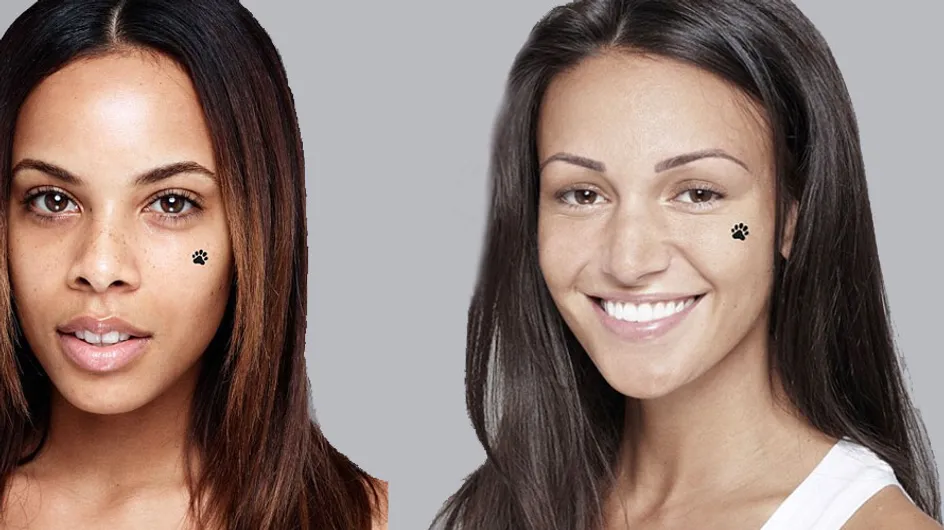 Michelle Keegan & Rochelle Humes Go BEAR-Faced & Beautiful For Children In Need