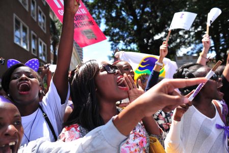 Manifestación en Nairobi