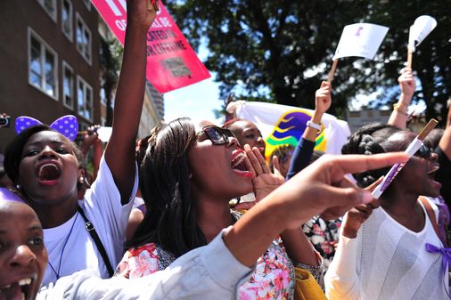 Manifestación en Nairobi