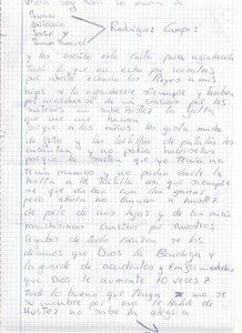 Carta a los Reyes Magos de un niño