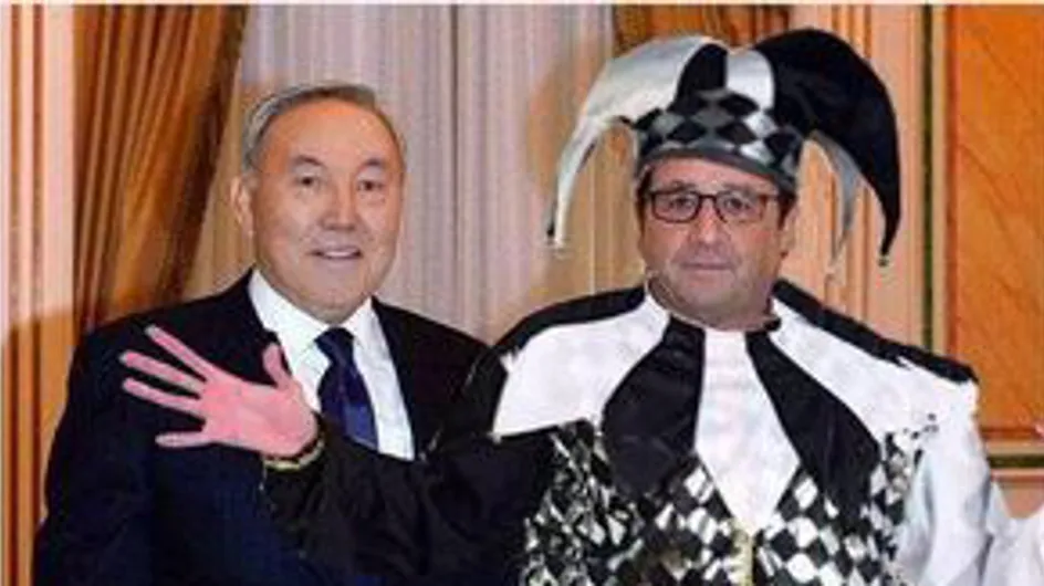 François Hollande devient la risée du Web après sa visite au Kazakhstan (Photos)