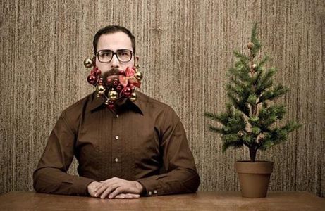 Adornos navideños para barbas