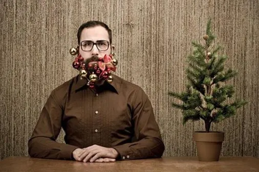 Adornos navideños para barbas