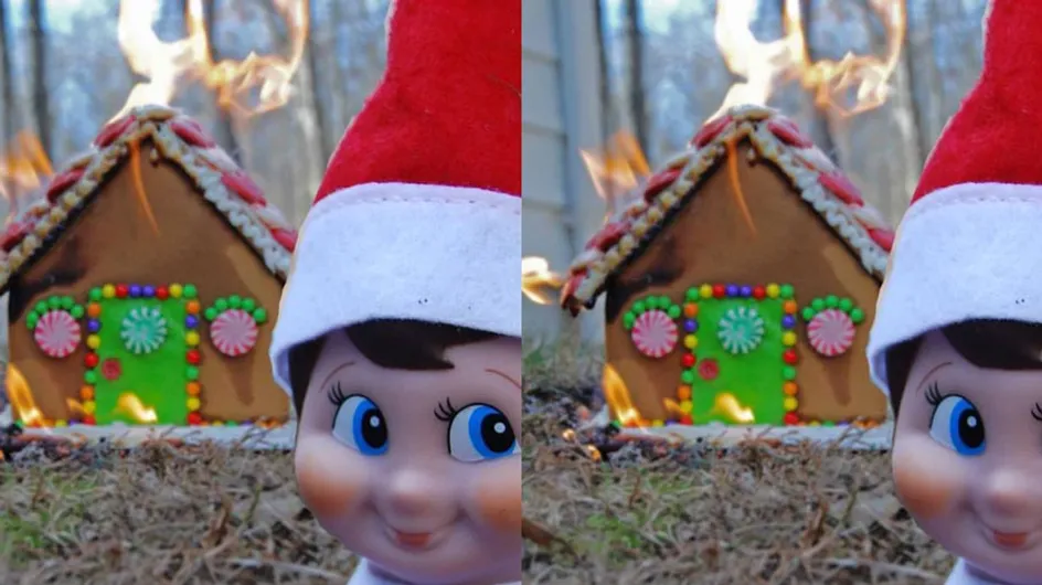 18 Parents Who Went A Little TOO Creative With The Elf On The Shelf