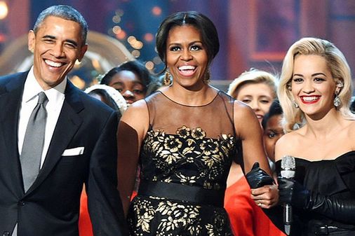 Rita Ora und die Obamas