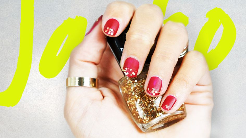 Glamour pur: Nageldesign mit Glitzer