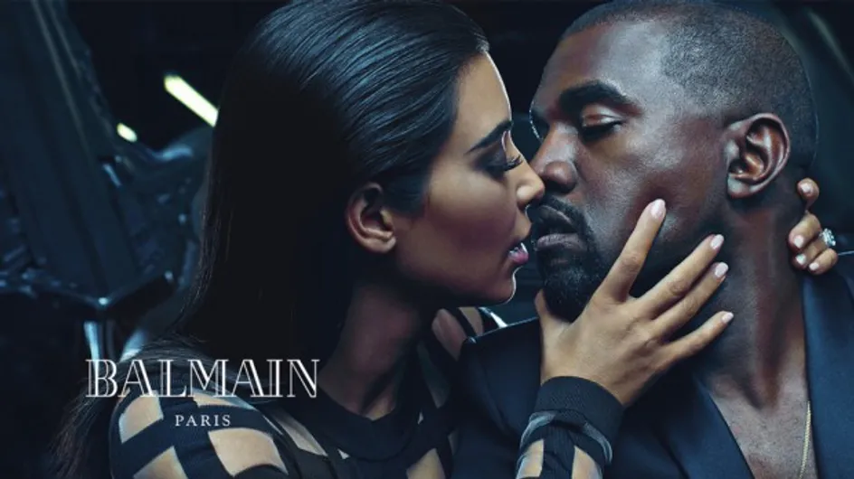 Kim Kardashian et Kanye West, duo complice pour Balmain