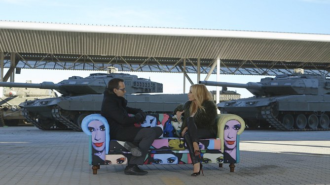 Marta Sánchez y Risto Mejide