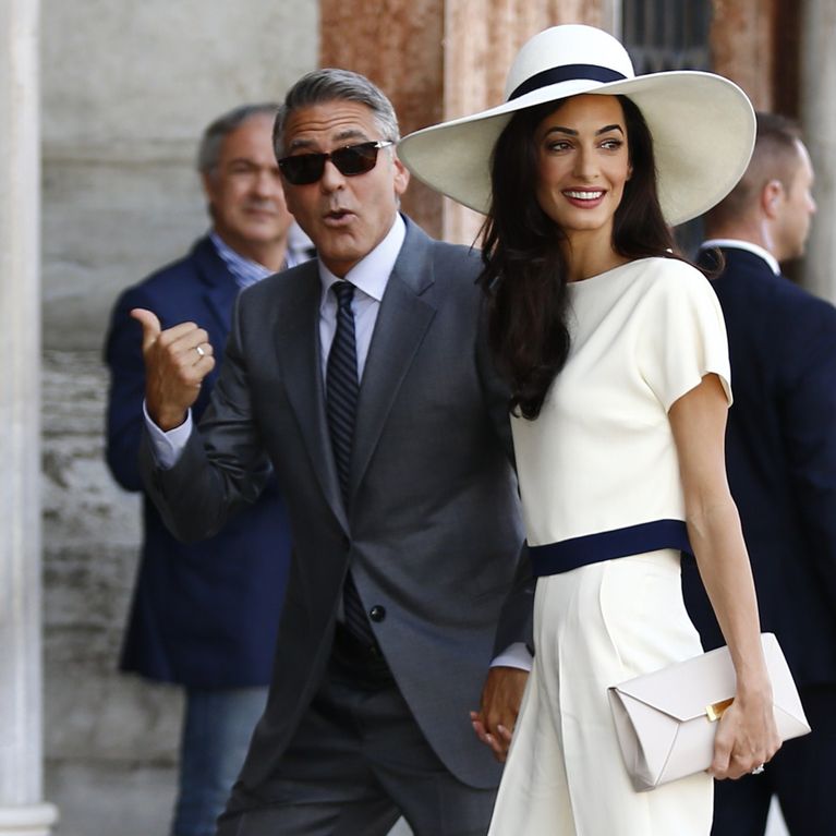 Compagnon Epoux Agnès Verdier-molinié Et Son Mari Amal Clooney : Enceinte de trois mois