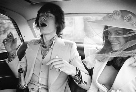 Bianca y Mick Jagger