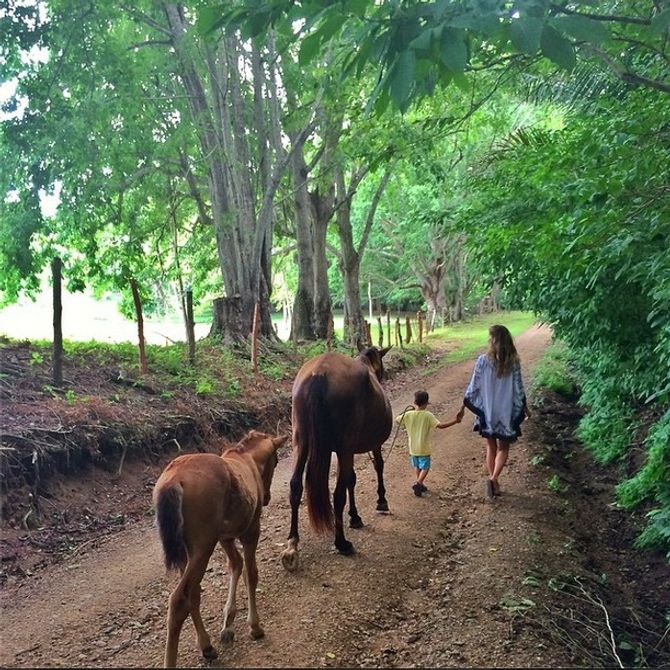Giselle Bündchen y su hija