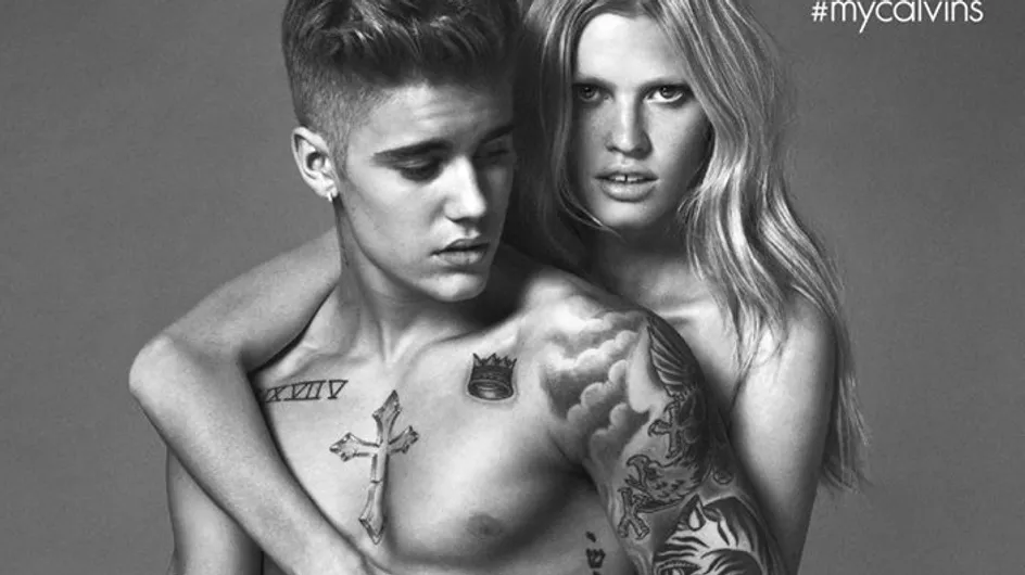 Justin Bieber et Lara Stone, ambassadeurs sexy pour Calvin Klein (Photos et Vidéos)