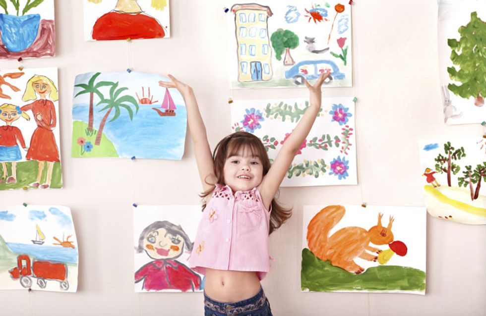 Decorar Las Paredes Con Los Dibujos De Tus Hijos