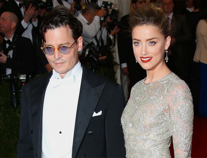 Johnny Depp und Amber Heard
