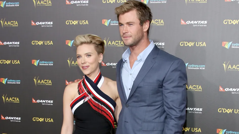 Chris Hemsworth a tapé dans l'œil de Scarlett Johansson