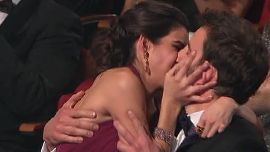 El beso de Clara Lago a Dani Rovira, el momento de los Goya 2015