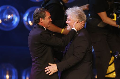 Antonio Banderas y Pedro Almodóvar