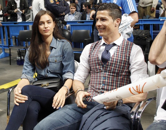 Irina Shayk y Cristiano Ronaldo