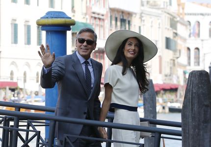 George Clooney y Amal Alamuddin