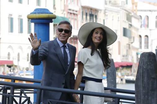 George Clooney y Amal Alamuddin