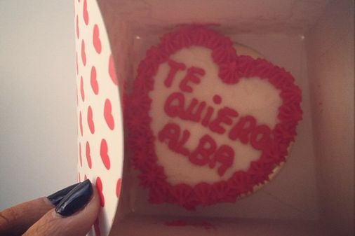 Alba Carrillo y Feliciano López