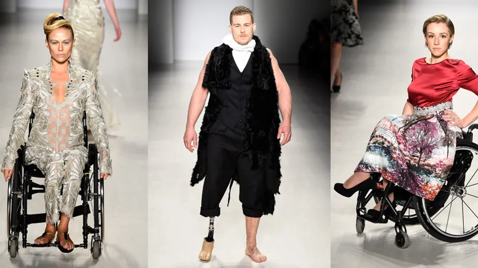 Des mannequins handicapés défilent à la Fashion Week de New York