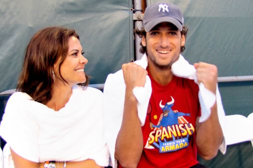 María José Suárez y Feliciano López