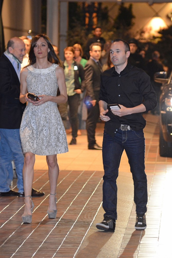 Andrés Iniesta y Anna Ortiz