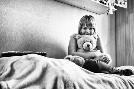 Polina, 11 Jahre, will Sängerin werden.