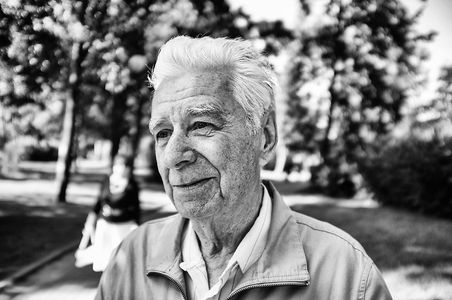 Igor, 80 Jahre, wünscht sich ein starkes Russland.