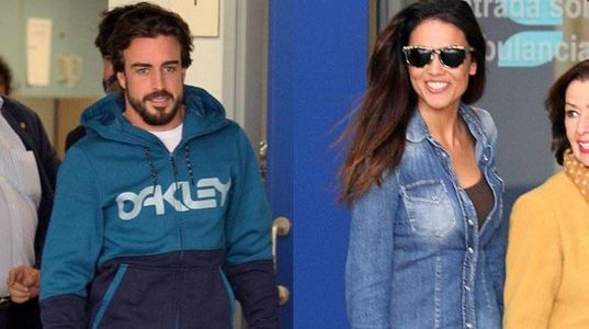 Fernando Alonso y Lara Álvarez
