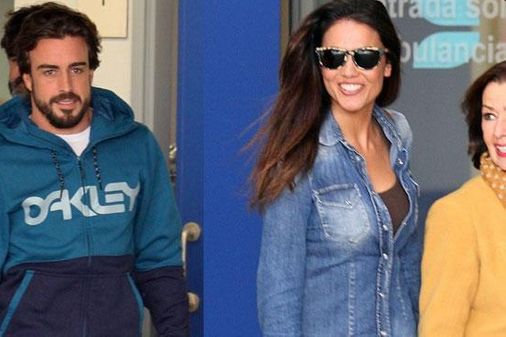 Fernando Alonso y Lara Álvarez