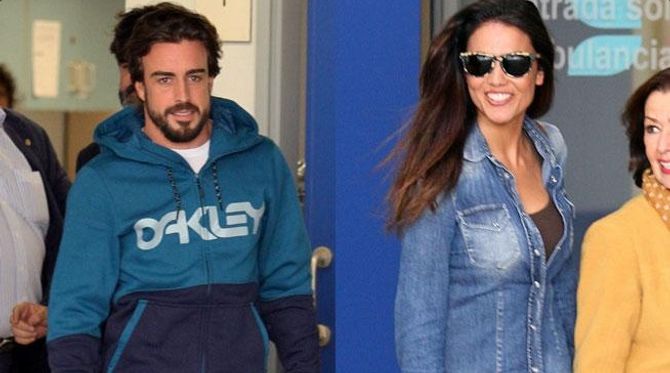 Fernando Alonso y Lara Álvarez
