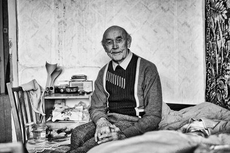 Leonid, 90 Jahre, möchte lange so gesund sein wie gerade.
