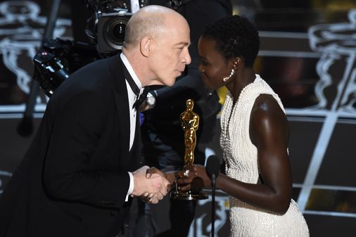 Lupita Nyong'o y J.K. Simmons