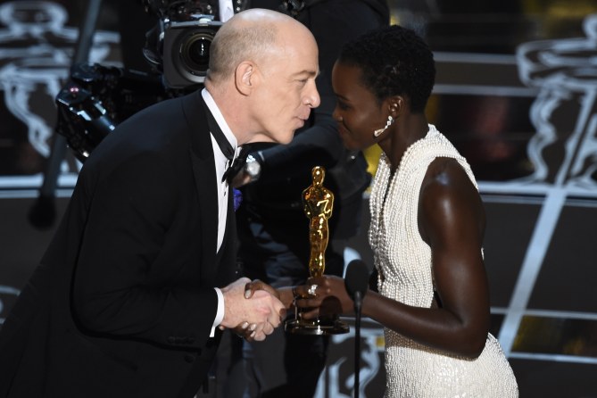 Lupita Nyong'o y J.K. Simmons
