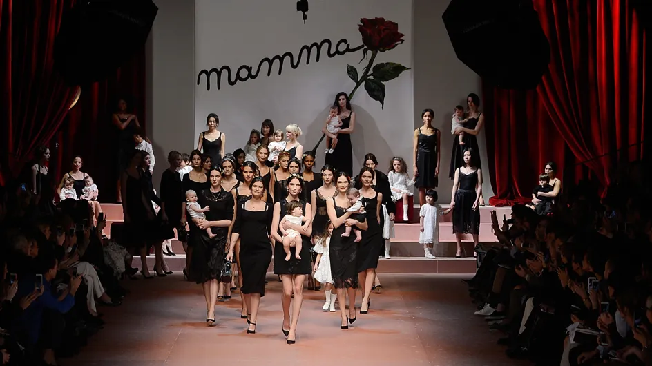 Dolce & Gabbana, un défilé célébrant la maternité
