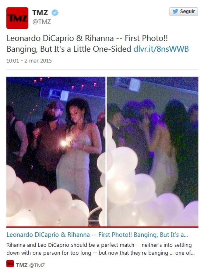 Rihanna y DiCaprio juntos