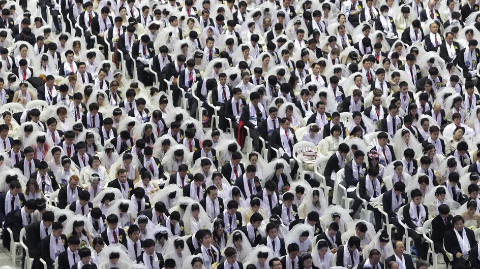 3 800 couples se disent "oui" en même temps en Corée du Sud (Photos)
