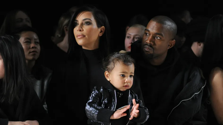 Kim Kardashian aux petits soins pour North pendant la Fashion Week (Photos)